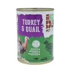 کنسرو نچرال گربه گوشت بلدرچین و بوقلمون 400g DPS