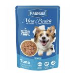 پوچ سگ فنبی چانک ماهی تن، مرغ و کدو حلوایی Faenbei وزن 130 گرم