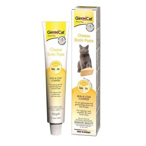 خمیر گربه جیم کت بیوتین پنیر Biotin Gim Cat وزن 50 گرم