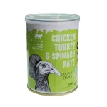 کنسرو پته بچه گربه گوشت بوقلمون و مرغ و اسفناج 400g DPS