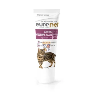 خمیر تقویت دستگاه گوارش گربه یوروپت Europet Gastro paste وزن 100 گرم