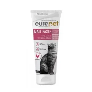 خمیر مالت گربه یوروپت مرغ Europet Malt paste وزن 100 گرم