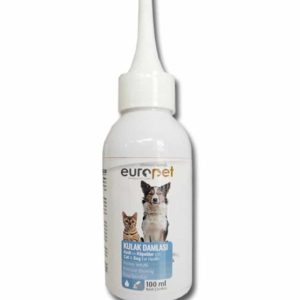 قطره گوش سگ و گربه یوروپت Europet Ear Drop حجم 100 میل