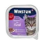 ووم گربه وینستون طعم گوشت 100g winston
