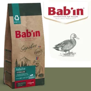 غذای خشک گربه عقیم شده بابین با طعم اردک با وزن 1.5 کیلوگرم