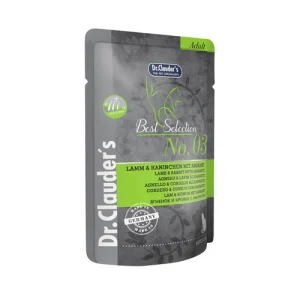 پوچ گربه دکتر کلادرز بره، خرگوش و تاج خروس Dr.Clauder’s وزن 85 گرم