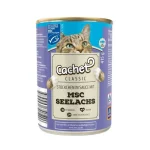 کنسرو گربه بالغ کچت ماهی در سس Cachet وزن 400 گرم