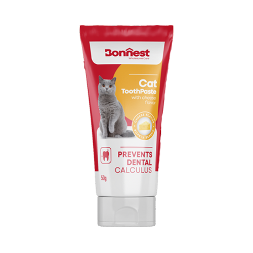 5090201455025 خمیر دندان گربه بونست پنیر Bonnest وزن 50 گرم