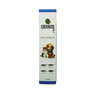 روغن ماهی سگ و گربه چروکی Cherokee حجم 150 میل