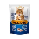 پوچ گربه بالغ یامیکس پته مرغ Yumix وزن 85 گرم