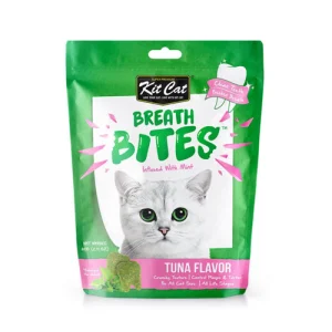 تشویقی دنتال گربه کیت کت کرانچی ماهی تن و نعنا Kit Cat وزن 60 گرم