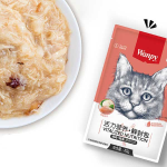 پوچ گربه بالغ ونپی مرغ و ماهی کاد Wanpy وزن 80 گرم