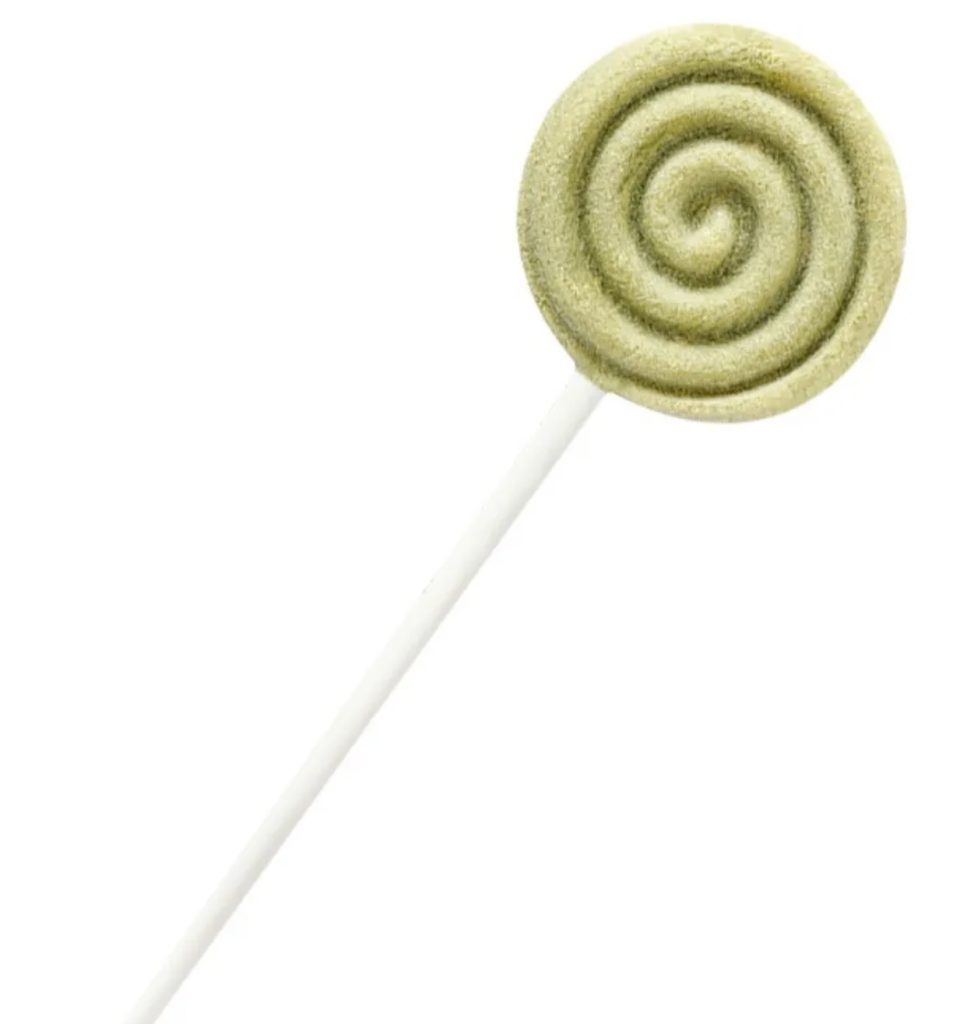 تشویقی آبنباتی گربه ونپی مرغ، شیر بز وعلف گربه Wanpy Lollipop وزن 1.4 گرم