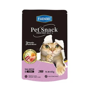 سوپ گربه بالغ فنبی ماهی سالمون و تن Faenbei وزن 85 گرم