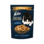 پوچ گربه بالغ فلیکس مرغ در سس Felix وزن 75 گرم