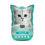 پوچ گربه کيت کت مرغ و ماهی صبا نچرال در ژل Kit Cat وزن 70 گرم