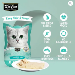پوچ گربه کيت کت مرغ و ماهی صبا نچرال در ژل Kit Cat وزن 70 گرم