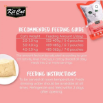 پوچ گربه کيت کت مرغ و گوشت نچرال در ژل Kit Cat وزن 70 گرم