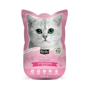 پوچ بچه گربه کيت کت مرغ نچرال در ژل Kit Cat وزن 70 گرم
