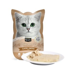 پوچ گربه کيت کت مرغ نچرال در ژل Kit Cat وزن 70 گرم