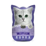 پوچ گربه کيت کت ماهی تن و مرغ نچرال در ژل Kit Cat وزن 70 گرم