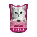 پوچ گربه کيت کت ماهي تن و گوشت نچرال در ژل Kit Cat وزن 70 گرم
