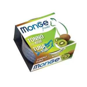 کنسرو گربه بالغ مونژه نچرال ماهی تن و کیوی Monge وزن 80 گرم