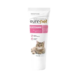 خمیر گلوکزامین گربه یوروپت Europet Glucosamine وزن 100 گرم