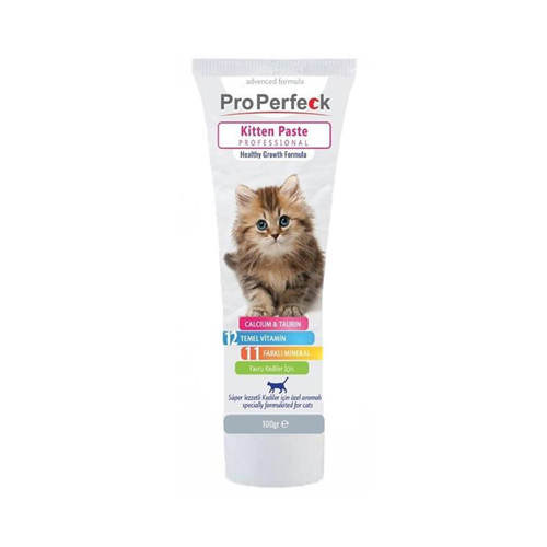 8698636158558 خمیر مولتی ویتامین بچه گربه پروپرفک Pro Perfect Kitten Paste وزن 100 گرم