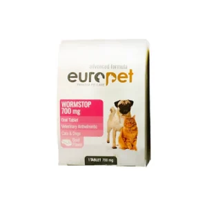 قرص ضد انگل سگ و گربه یوروپت گوشت گاو Europet Wormstop تعداد 1 عدد