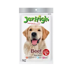 تشویقی سگ جرهای گوشت گاو Jerhigh وزن 60 گرم