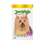 تشویقی سگ جرهای موز Jerhigh وزن 60 گرم