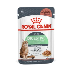 پوچ گربه رویال کنین دایجستیو در سس Royal Canin Digestive وزن 85 گرم