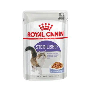 پوچ گربه رویال کنین عقیم شده در ژل Royal Canin Sterilised وزن 85 گرم