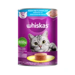 کنسرو گربه بالغ ویسکاس ماهی اقیانوسی Whiskas وزن 400 گرم