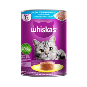 کنسرو گربه بالغ ویسکاس ماهی اقیانوسی Whiskas وزن 400 گرم