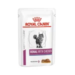 پوچ گربه رویال کنین رنال مرغ Royal Canin Renal وزن 85 گرم