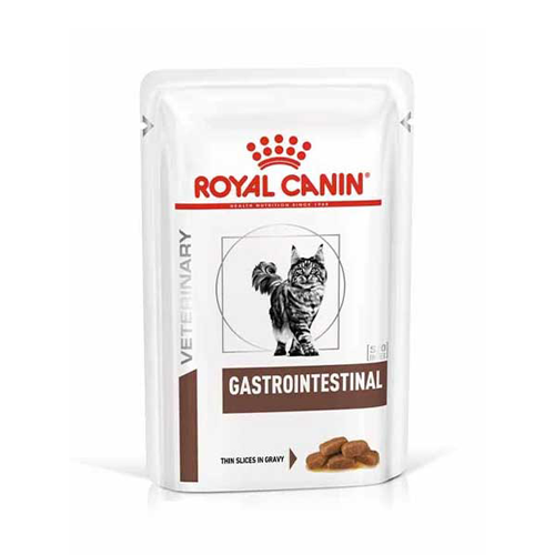 گاسترو رویال کنین پوچ درمانی گربه رویال کنین گاسترو اینتستینال Royal Canin Gastrointestinal وزن 85 گرم