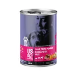 کنسرو سگ یو اس پت پته بره، سیرابی و کدو تنبل Us Pet وزن 430 گرم