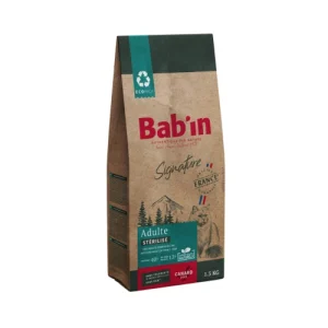 غذای خشک گربه بالغ بابین اردک Babin وزن 1.5 کیلوگرم