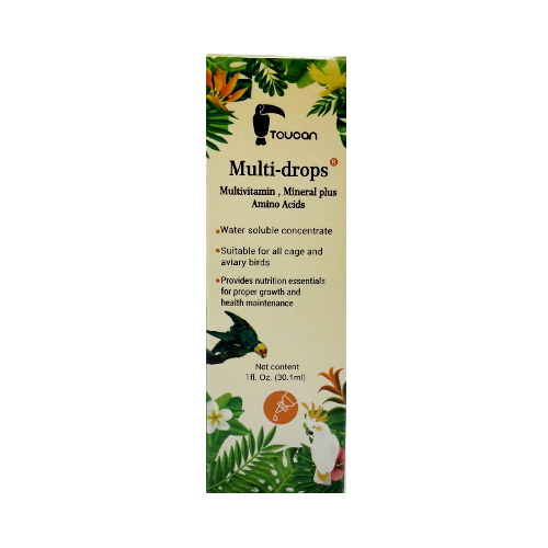 3809735780235 قطره مولتی ویتامین پرنده توکان Toucan حجم 30 میل