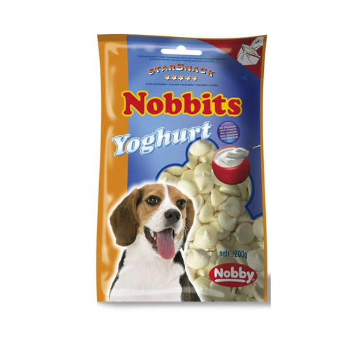 4033766699313 تشویقی سگ نوبی قطره ای ماست Nobby وزن 200 گرم