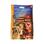 تشویقی سگ نوبی استخوان مرغ کلسیم Nobby Calcium Bone وزن 70 گرم