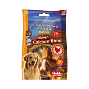 تشویقی سگ نوبی استخوان مرغ کلسیم Nobby Calcium Bone وزن 70 گرم
