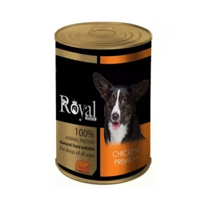 کنسرو سگ رویال کوکو مرغ Royal Coco وزن 380 گرم