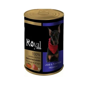 کنسرو سگ رویال کوکو بره و کدو حلوایی Royal Coco وزن 380 گرم