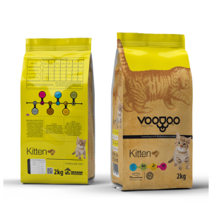 غذای خشک بچه گربه وودو Voodoo وزن 2 کیلوگرم