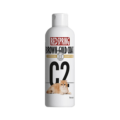 6268518676733 شامپو گربه رد اسپرینگ موهای قهوه ای و طلایی Red Spring C2 حجم 300 میل
