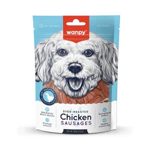 تشویقی سگ ونپی سوسیس مرغ Wanpy Sausages وزن 100 گرم
