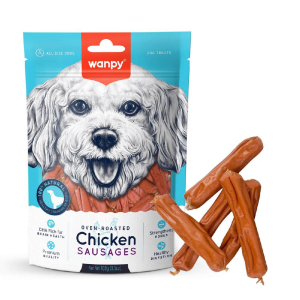 تشویقی سگ ونپی سوسیس مرغ Wanpy Sausages وزن 100 گرم